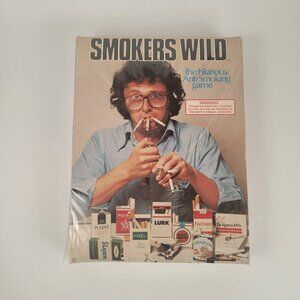 Smokers Wild Hilarious Anti-Smoking Board Game by Gamma Two Games 1978 VTG
